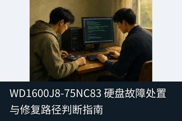 WD1600J8-75NC83 硬盘故障处置与修复路径判断指南（2）