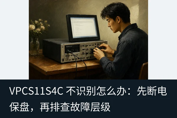 VPCS11S4C 不识别怎么办：先断电保盘，再排查故障层级（1）