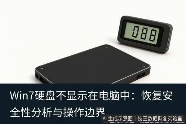 正文场景:文章内容场景示意图:Win7硬盘不显示在电脑中:恢复安全性分析与操作边界