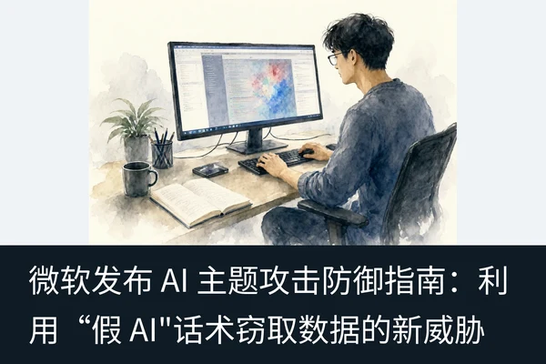 微软发布 AI 主题攻击防御指南:利用“假 AI