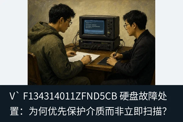 V` F134314011ZFND5CB 硬盘故障处置：为何优先保护介质而非立即扫描？（2）