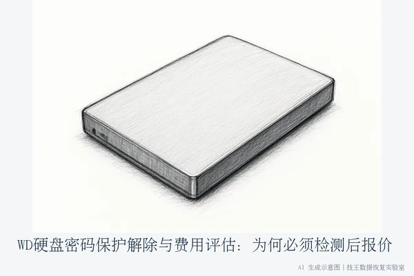 WD硬盘密码保护解除与费用评估：为何必须检测后报价（1）