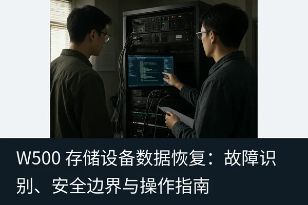 W500 存储设备数据恢复:故障识别、安全边界与操作指南(2)