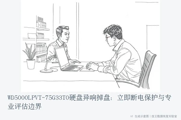 WD5000LPVT-75G33T0硬盘异响掉盘:立即断电保护与专业评估边界(2)