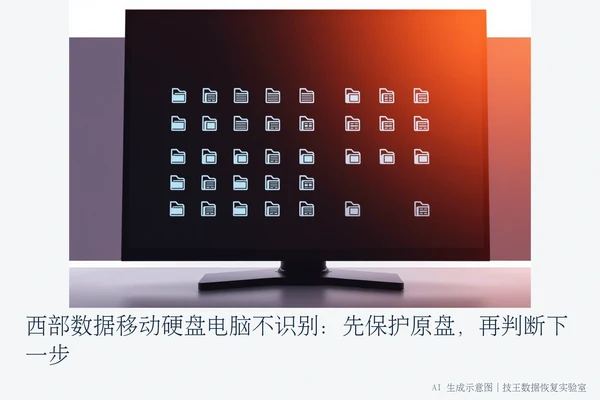 西部数据移动硬盘电脑不识别:先保护原盘,再判断下一步(2)