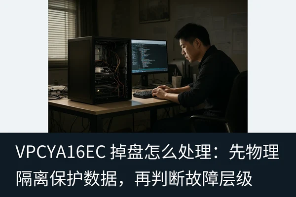 VPCYA16EC 掉盘怎么处理:先物理隔离保护数据,再判断故障层级(1)