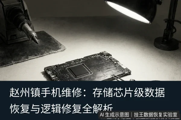 文章内容场景示意图:赵州镇手机维修:存储芯片级数据恢复与逻辑修复全解析