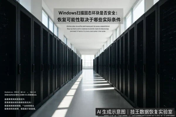 正文场景:文章内容场景示意图:Windows扫描固态坏块是否安全:恢复可能性取决于哪些实际条件