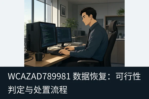 WCAZAD789981 数据恢复:可行性判定与处置流程(1)