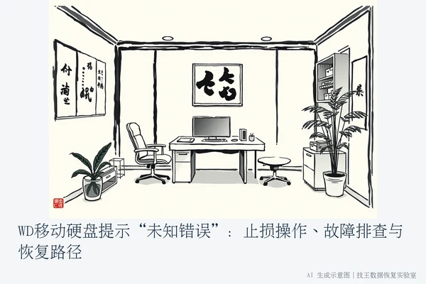 WD移动硬盘提示“未知错误”：止损操作、故障排查与恢复路径（2）
