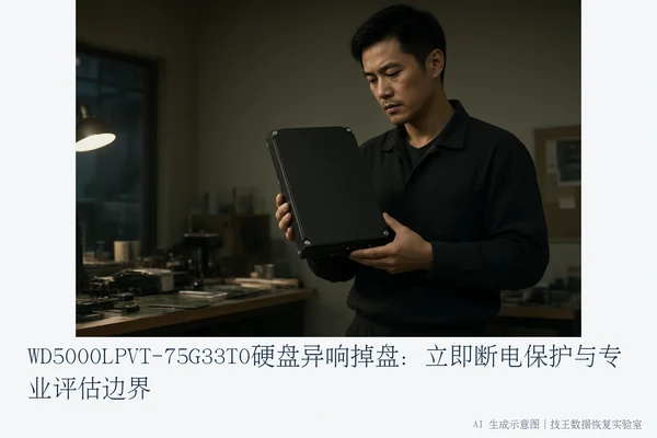 WD5000LPVT-75G33T0硬盘异响掉盘:立即断电保护与专业评估边界(1)
