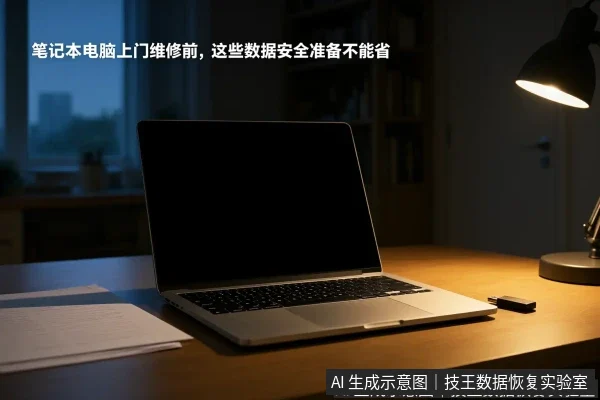 文章内容场景示意图:笔记本电脑上门维修前,这些数据安全准备不能省