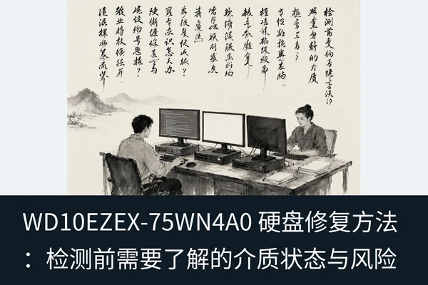 WD10EZEX-75WN4A0 硬盘修复方法:检测前需要了解的介质状态与风险(2)