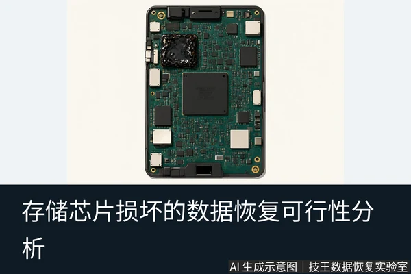 文章内容场景示意图:存储芯片损坏的数据恢复可行性分析