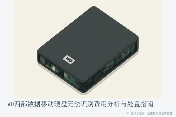 WD西部数据移动硬盘无法识别费用分析与处置指南（1）