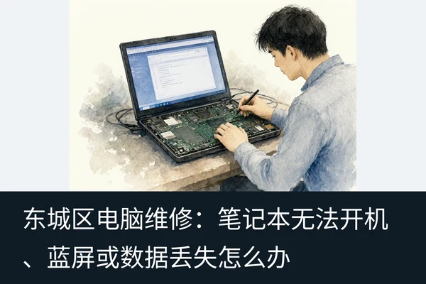 东城区电脑维修:笔记本无法开机、蓝屏或数据丢失怎么办(1)