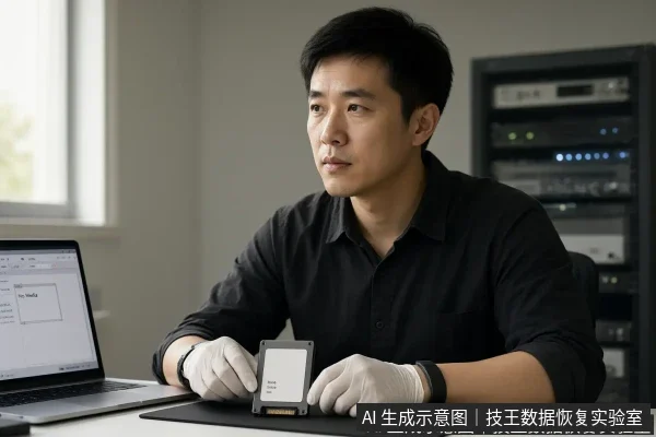 文章内容场景示意图:固态硬盘数据恢复:故障判断、TRIM影响与处理思路