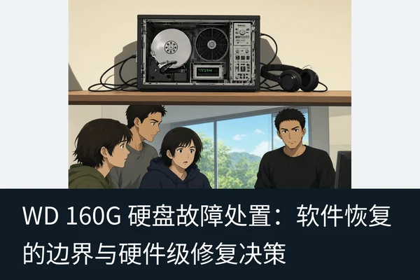 WD 160G 硬盘故障处置:软件恢复的边界与硬件级修复决策(1)