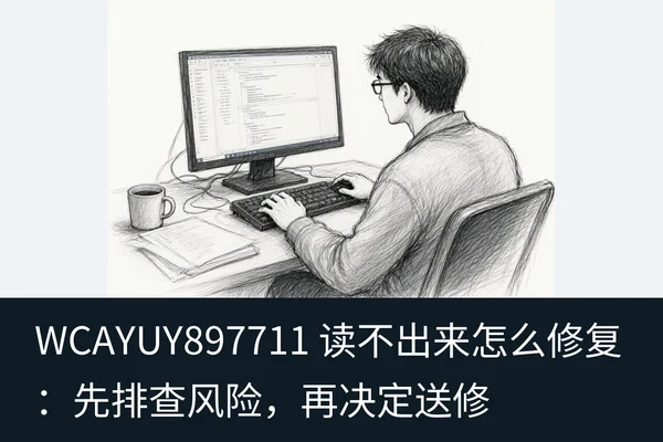 WCAYUY897711 读不出来怎么修复:先排查风险,再决定送修(2)