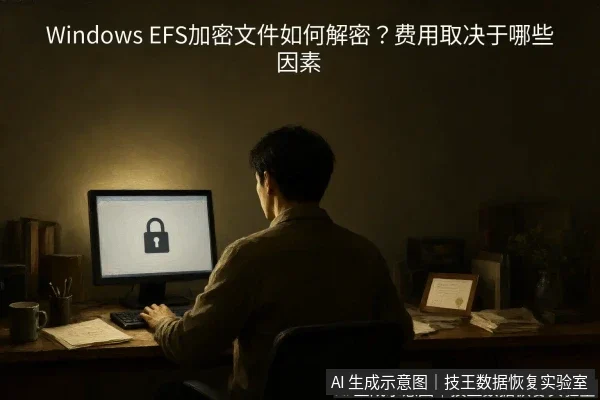 文章内容场景示意图:Windows EFS加密文件如何解密?费用取决于哪些因素
