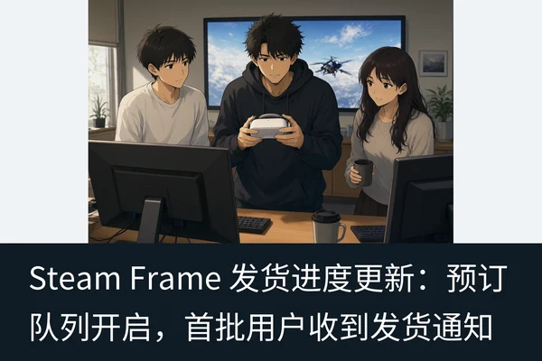 Steam Frame 发货进度更新:预订队列开启,首批用户收到发货通知(1)