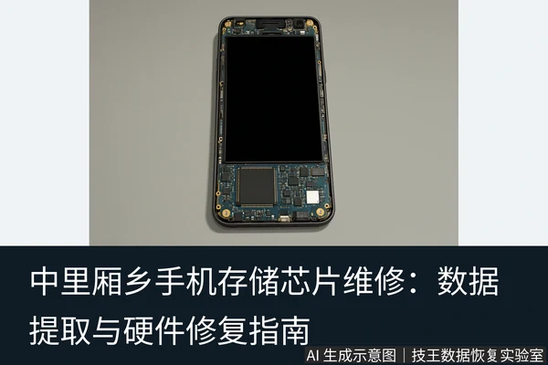 文章内容场景示意图:中里厢乡手机存储芯片维修:数据提取与硬件修复指南