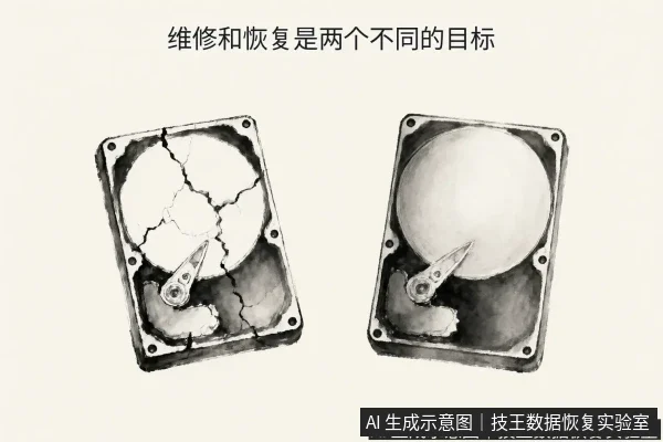 文章内容场景示意图:维修和恢复是两个不同的目标