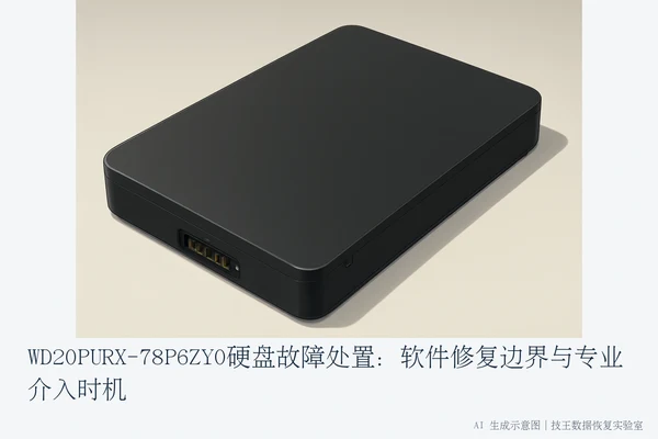 WD20PURX-78P6ZY0硬盘故障处置:软件修复边界与专业介入时机(1)