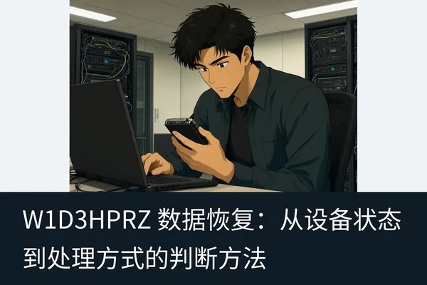 W1D3HPRZ 数据恢复:从设备状态到处理方式的判断方法(2)