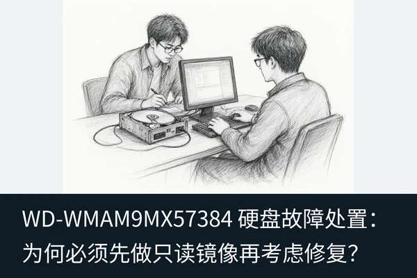 WD-WMAM9MX57384 硬盘故障处置:为何必须先做只读镜像再考虑修复?(2)