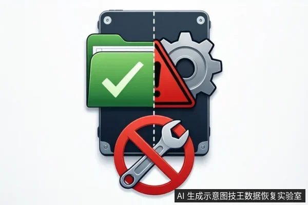 移动硬盘显示RAW或无法识别：故障判断与数据保护边界