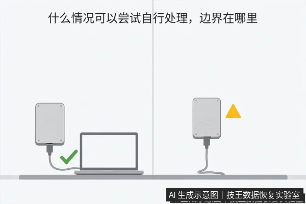 文章内容场景示意图：什么情况可以尝试自行处理，边界在哪里
