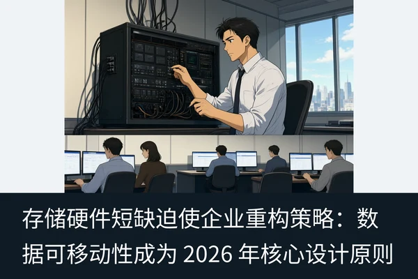 存储硬件短缺迫使企业重构策略:数据可移动性成为 2026 年核心设计原则(1)