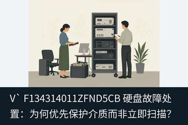 V` F134314011ZFND5CB 硬盘故障处置：为何优先保护介质而非立即扫描？（1）