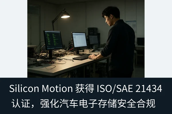 Silicon Motion 获得 ISO/SAE 21434 认证,强化汽车电子存储安全合规(1)