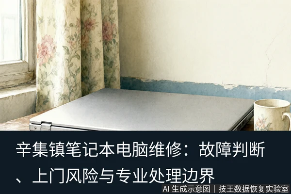 文章内容场景示意图:辛集镇笔记本电脑维修:故障判断、上门风险与专业处理边界
