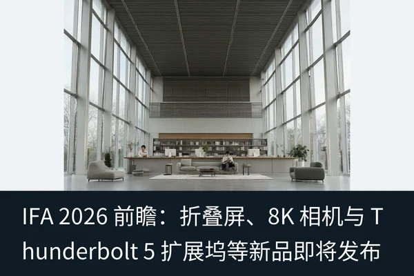 IFA 2026 前瞻:折叠屏、8K 相机与 Thunderbolt 5 扩展坞等新品即将发布(2)