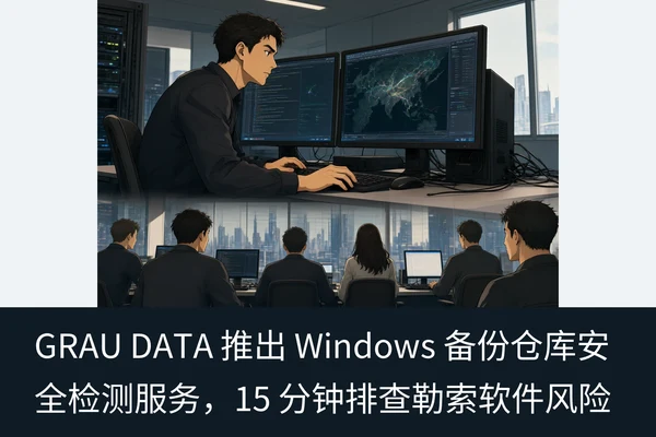 GRAU DATA 推出 Windows 备份仓库安全检测服务，15 分钟排查勒索软件风险（2）