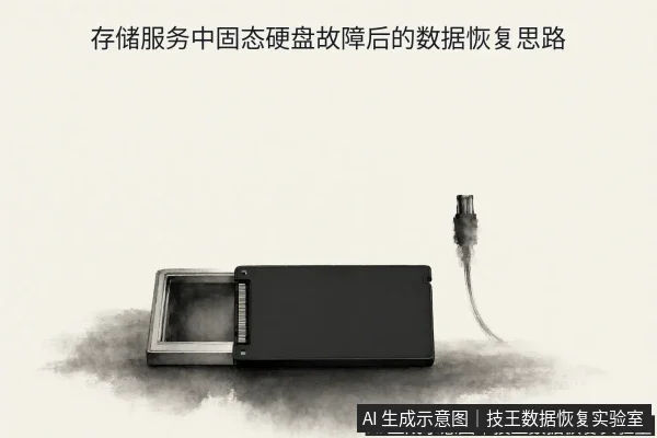 文章内容场景示意图:存储服务中固态硬盘故障后的数据恢复思路