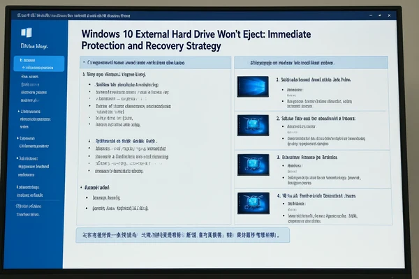 Windows 10 External Hard Drive Won't Eject: Immediate Protection and Recovery Strategy（2）
