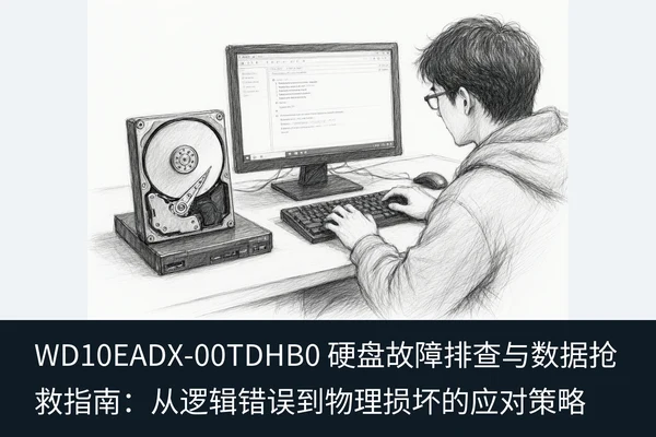 WD10EADX-00TDHB0 硬盘故障排查与数据抢救指南:从逻辑错误到物理损坏的应对策略(1)