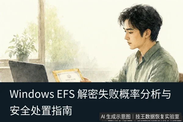 文章内容场景示意图:Windows EFS 解密失败概率分析与安全处置指南
