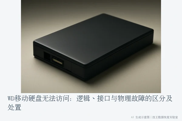 WD移动硬盘无法访问:逻辑、接口与物理故障的区分及处置(1)