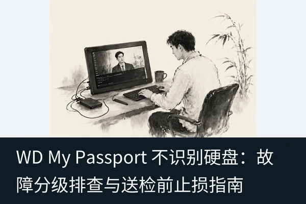 WD My Passport 不识别硬盘:故障分级排查与送检前止损指南(2)