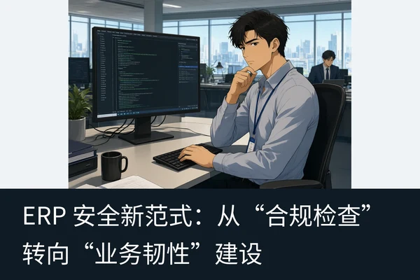 ERP 安全新范式:从“合规检查”转向“业务韧性”建设(1)