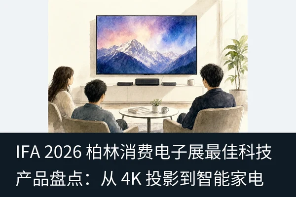 IFA 2026 柏林消费电子展最佳科技产品盘点:从 4K 投影到智能家电(2)