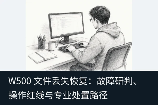 W500 文件丢失恢复:故障研判、操作红线与专业处置路径(2)