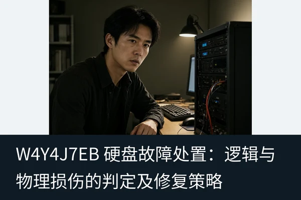 W4Y4J7EB 硬盘故障处置:逻辑与物理损伤的判定及修复策略(1)