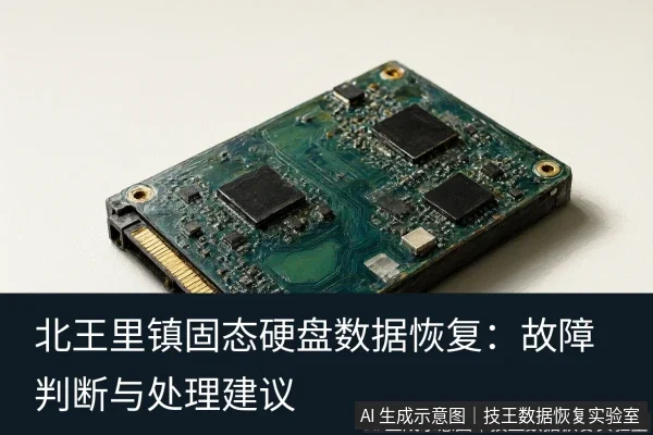 文章内容场景示意图:北王里镇固态硬盘数据恢复:故障判断与处理建议
