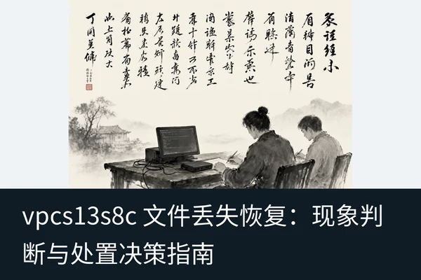 vpcs13s8c 文件丢失恢复:现象判断与处置决策指南(2)